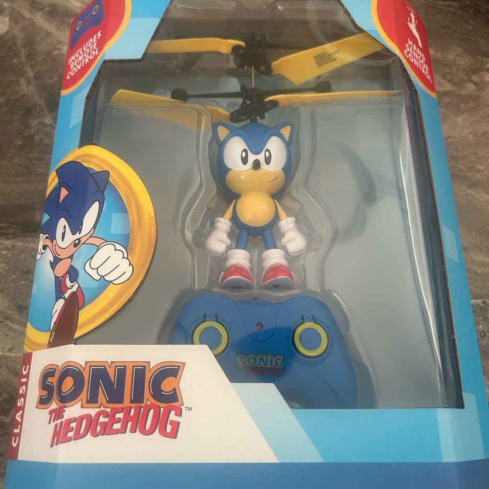Sonic the Hedgehog Remote Control Helicopter